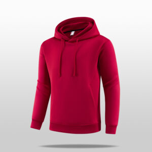 Men's Solid Color Hooded Sweatshirt with Pockets - Oversized Long Sleeve Casual Hoodie for Fall/Winter Men's Air Layer Top