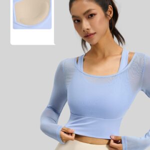 wom's yoga bra high quality nylon fabric sports yoga tops