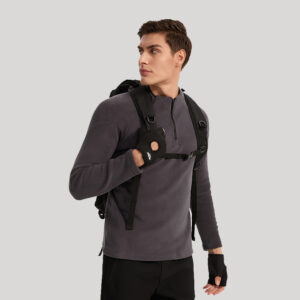 1/4 Zip Long-Sleeve midlayer for Men  Fall/Winter Sweatshirt Orylon Fleece Top Warm and Skin-Friendly Outdoor