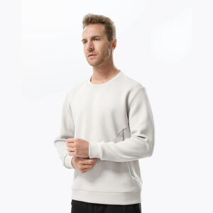 New Arrival Men's Long-Sleeve crew neck Hoodie Outdoor Winter Sweatshirt Sports Top Warm T-Shirt Long-Sleeve