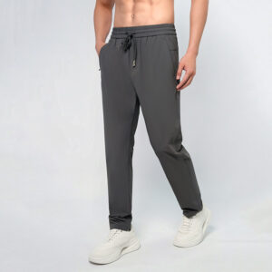 Men's Pants Casual Outdoor Running Trousers with Pockets