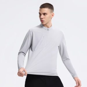 New Arrival Men's Long-Sleeve Quick-Dry Sports Shirt Outdoor Running Casual Athletic Top Training Base Layer