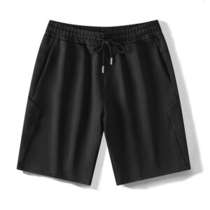 Men's Twill Athletic Shorts Simple Loose-Fit Casual Sports Pants Crop Length Outerwear