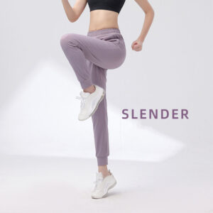 Wom's sports pants elastane waistband slender fit customize