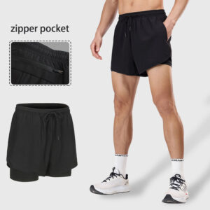 OEM New Design logo Men's Summer Shorts Fitness Shorts Running Pocket