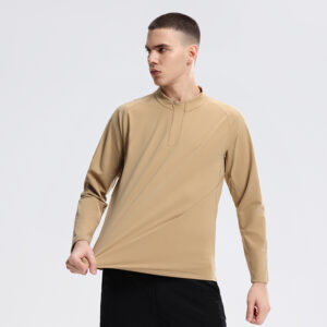 Men's Long-Sleeve T-Shirt Sports Sweatshirt Warm and Skin-Friendly Fitness Top Running Long-Sleeve T-Shirt