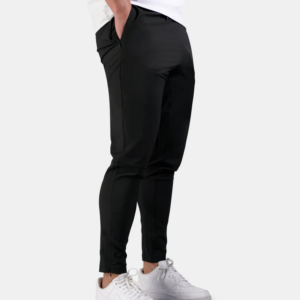Men's jogger with two zipper pocket and side zipper leg bottom